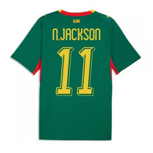 Senegal Nicolas Jackson #11 Vieraspaita MM-kisat 2026 Lyhythihainen